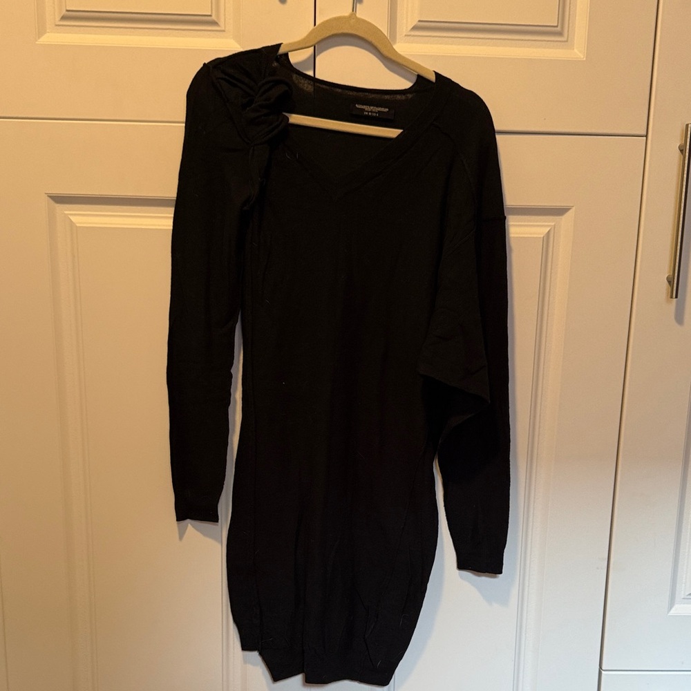 All Saints Elegant Black One Shoulder Dress